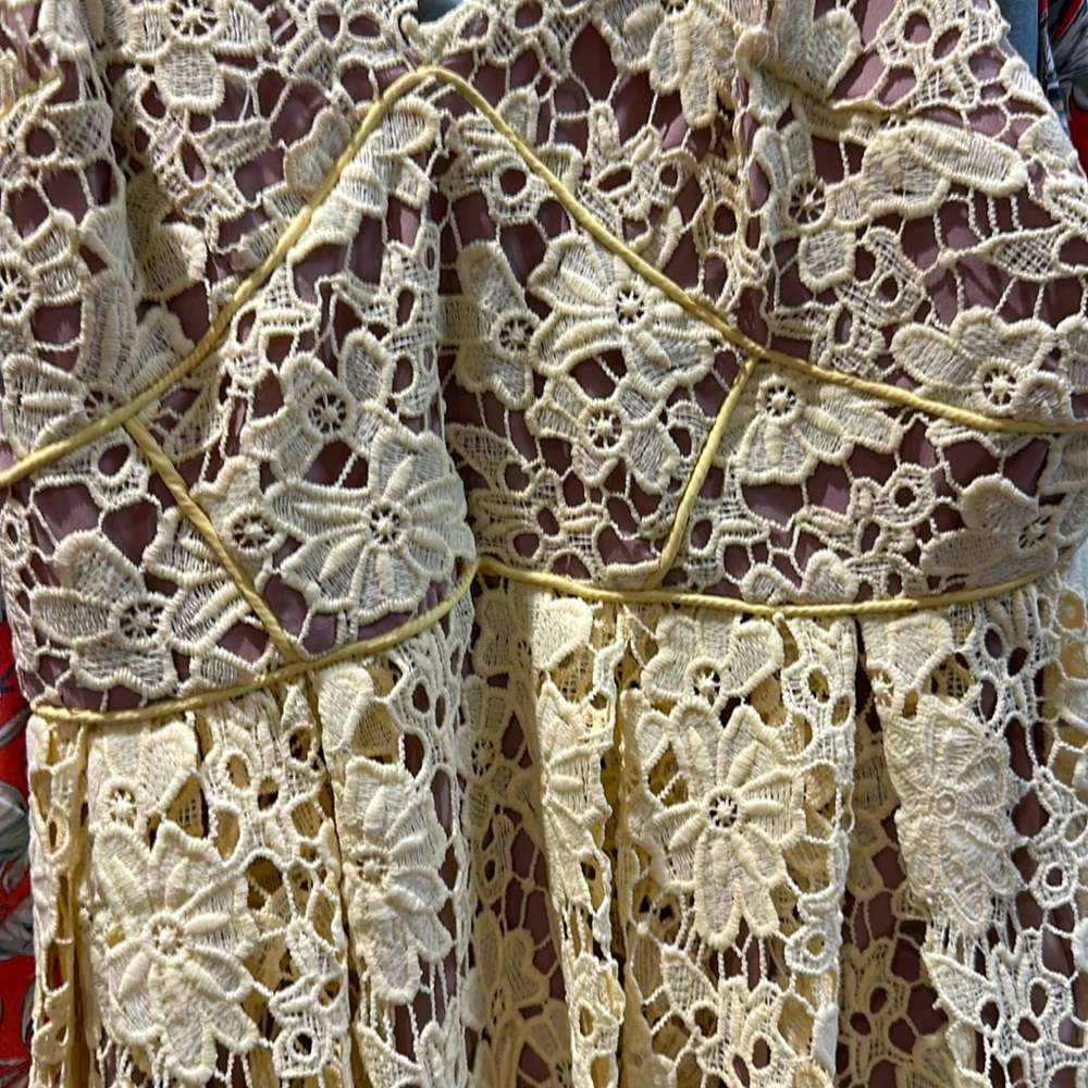 Anthropology Lace Dress